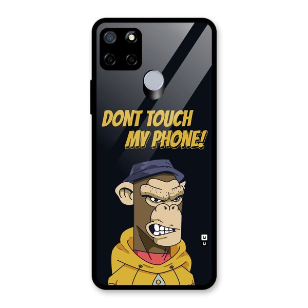 Dont Touch My Phone Glass Back Case for Realme C12