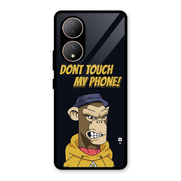 Dont Touch My Phone Glass Back Case for Vivo T2