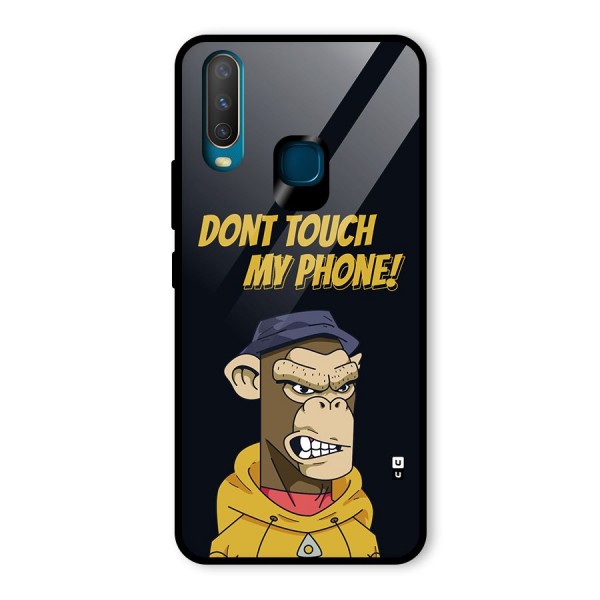 Dont Touch My Phone Glass Back Case for Vivo U10