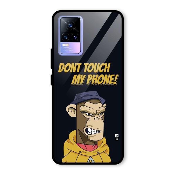 Dont Touch My Phone Glass Back Case for Vivo Y73