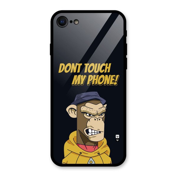 Dont Touch My Phone Glass Back Case for iPhone 7