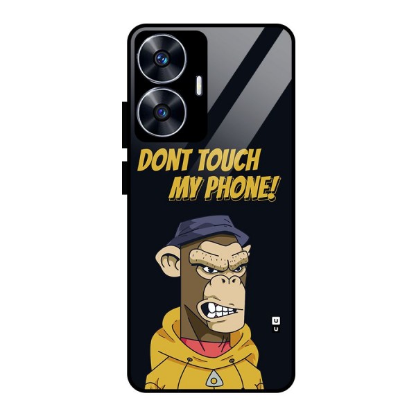 Dont Touch My Phone Glass Back Case for realme C55