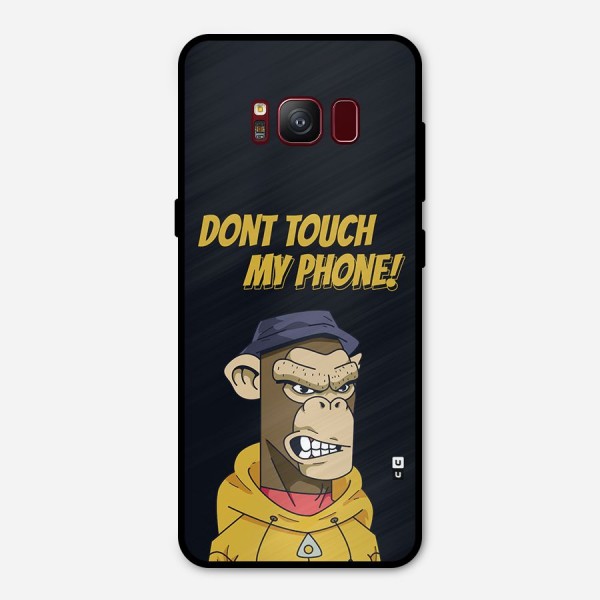 Dont Touch My Phone Metal Back Case for Galaxy S8