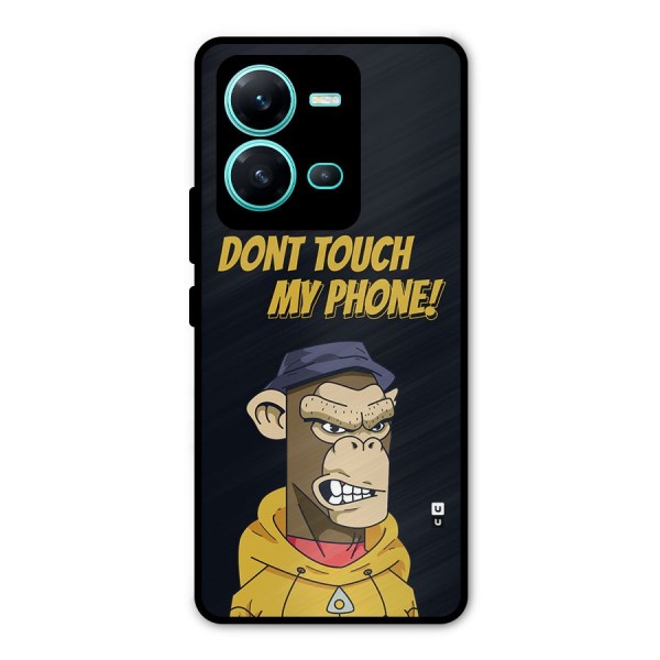 Dont Touch My Phone Metal Back Case for Vivo V25