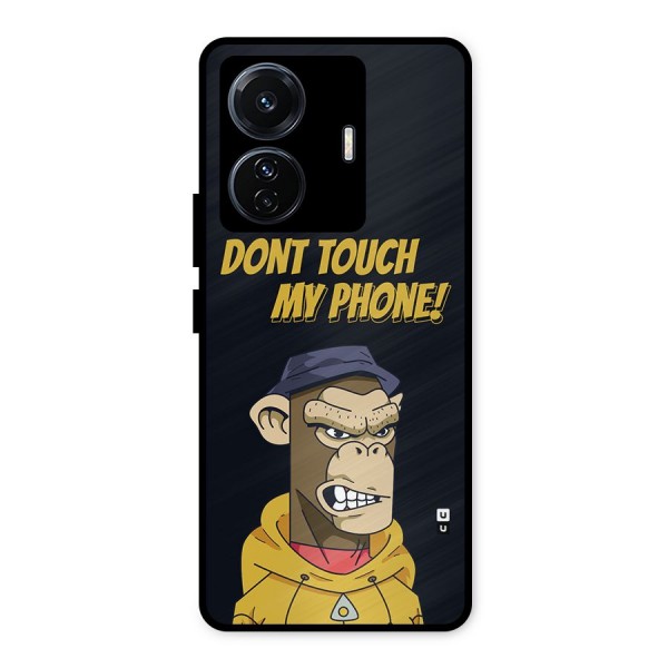 Dont Touch My Phone Metal Back Case for iQOO Z6