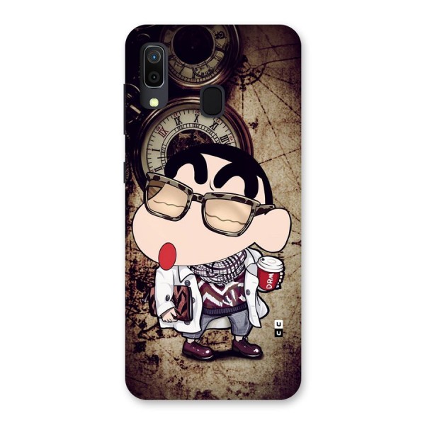 Dope Shinchan Back Case for Galaxy A20