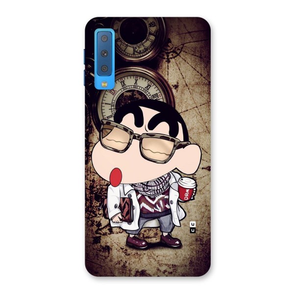 Dope Shinchan Back Case for Galaxy A7 (2018)