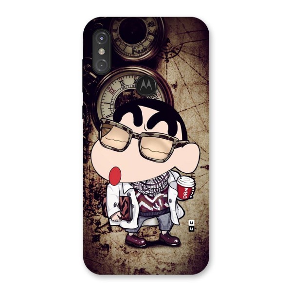 Dope Shinchan Back Case for Motorola One Power