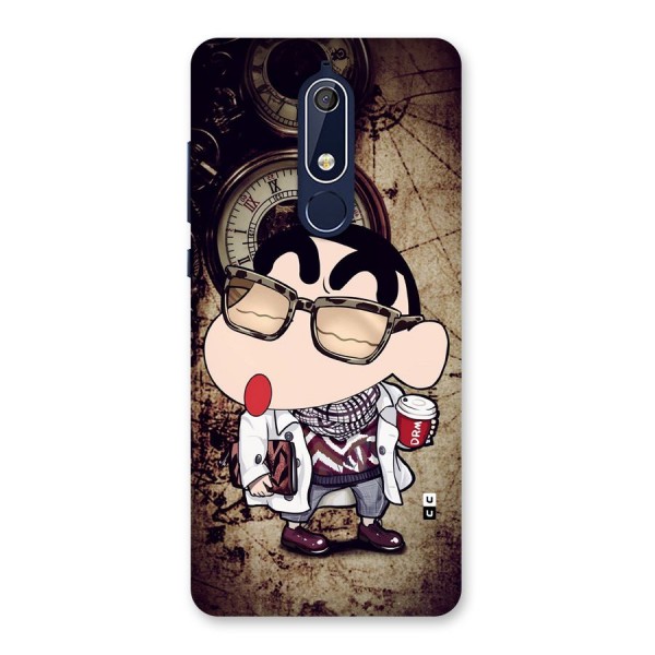 Dope Shinchan Back Case for Nokia 5.1