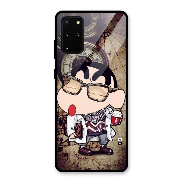 Dope Shinchan Glass Back Case for Galaxy S20 Plus