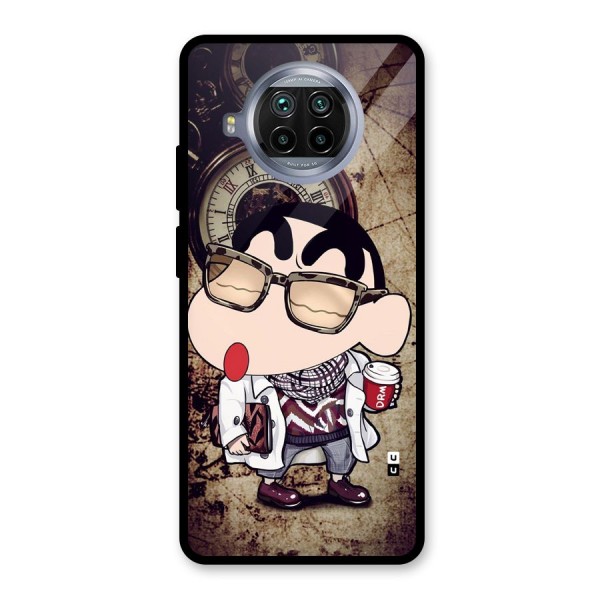 Dope Shinchan Glass Back Case for Mi 10i