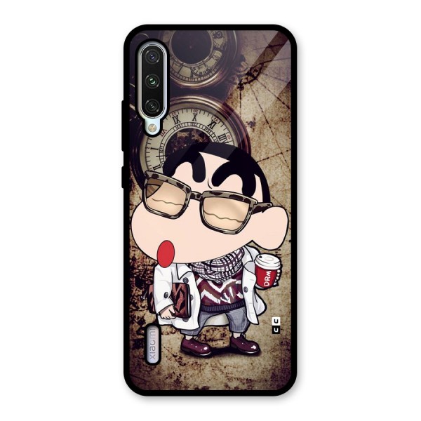 Dope Shinchan Glass Back Case for Mi A3