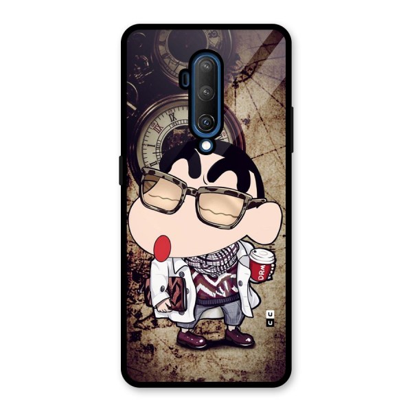 Dope Shinchan Glass Back Case for OnePlus 7T Pro