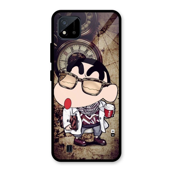 Dope Shinchan Glass Back Case for Realme C11 2021