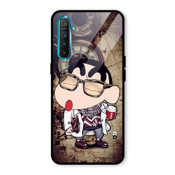 Dope Shinchan Glass Back Case for Realme X2