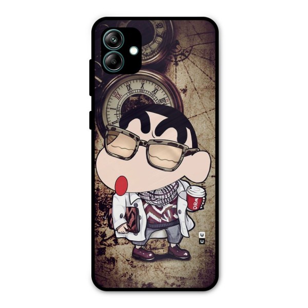 Dope Shinchan Metal Back Case for Galaxy A04