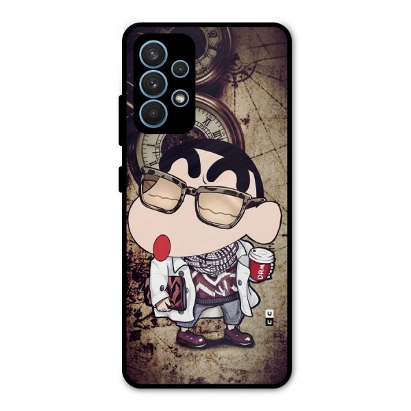 Dope Shinchan Metal Back Case for Galaxy A32