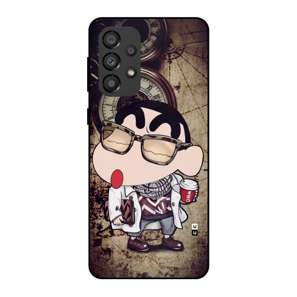 Dope Shinchan Metal Back Case for Galaxy A33 5G