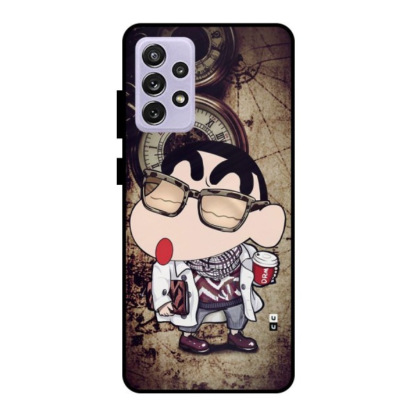 Dope Shinchan Metal Back Case for Galaxy A72