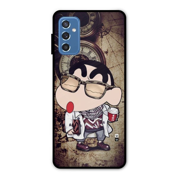 Dope Shinchan Metal Back Case for Galaxy M52 5G