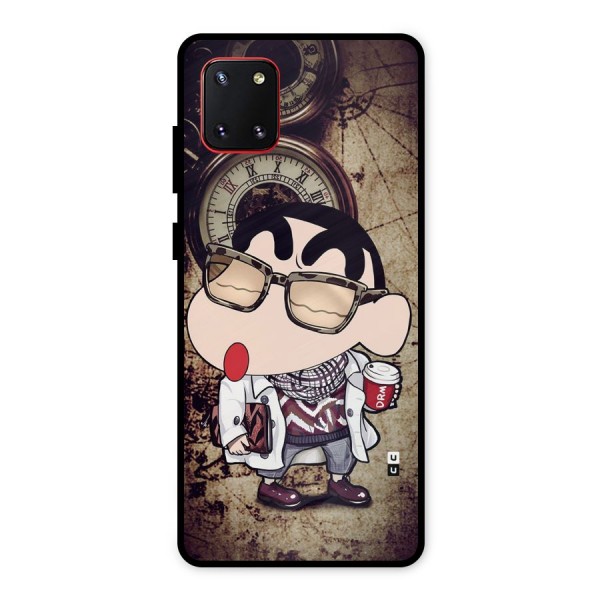 Dope Shinchan Metal Back Case for Galaxy Note 10 Lite