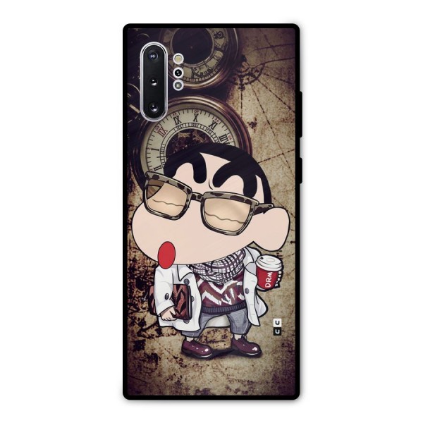 Dope Shinchan Metal Back Case for Galaxy Note 10 Plus