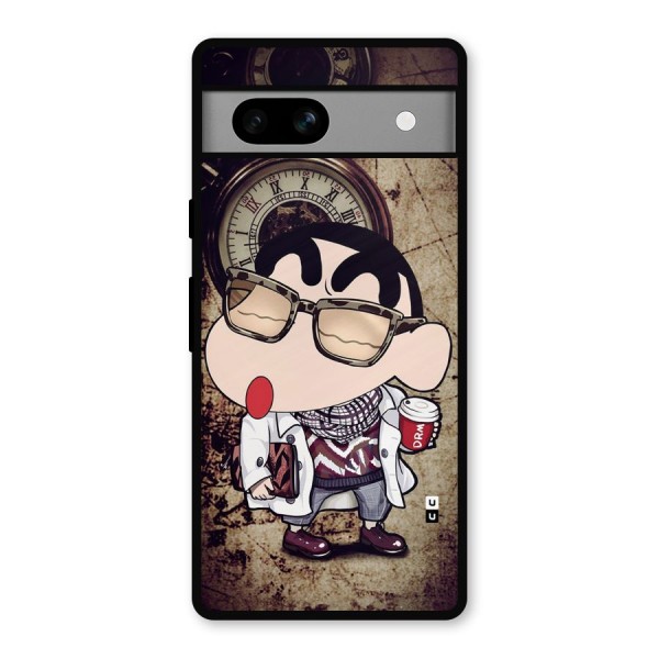 Dope Shinchan Metal Back Case for Google Pixel 7a