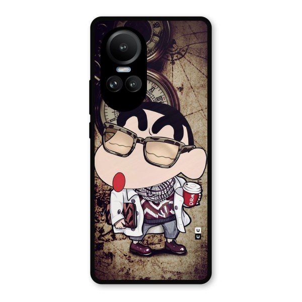 Dope Shinchan Metal Back Case for Oppo Reno10