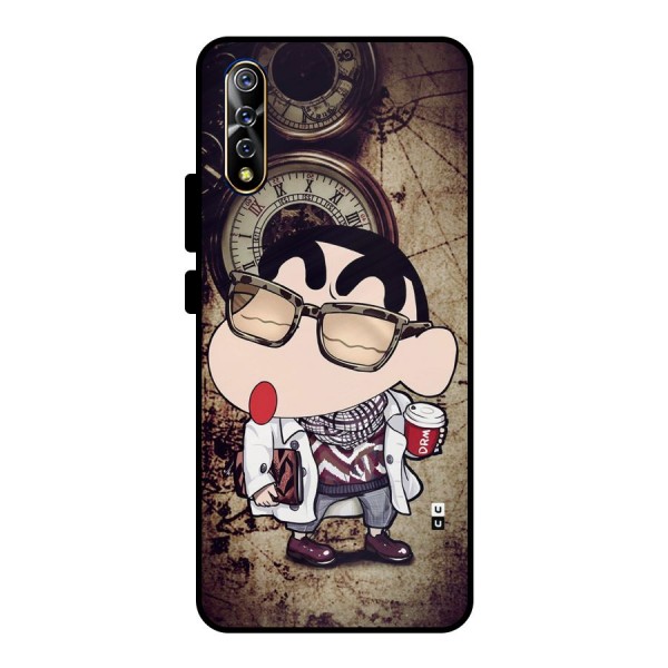 Dope Shinchan Metal Back Case for Vivo S1