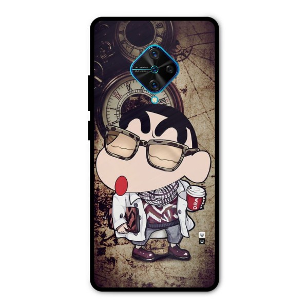 Dope Shinchan Metal Back Case for Vivo S1 Pro