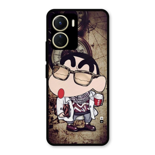 Dope Shinchan Metal Back Case for Vivo T2x