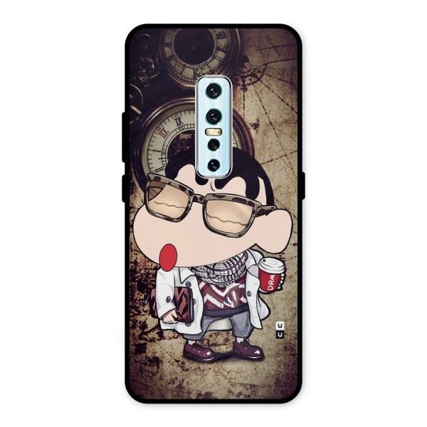 Dope Shinchan Metal Back Case for Vivo V17 Pro