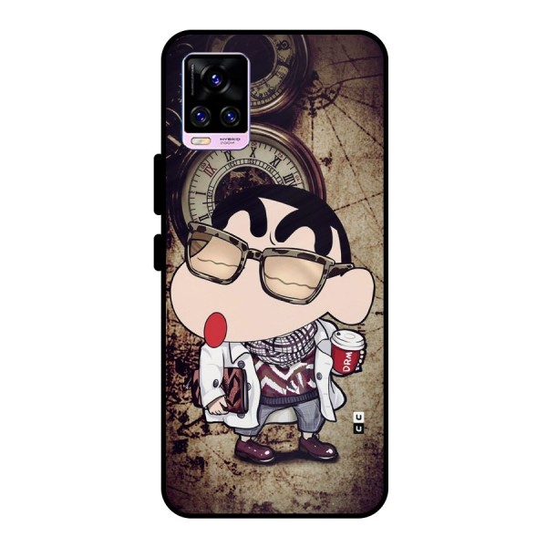 Dope Shinchan Metal Back Case for Vivo V20 Pro