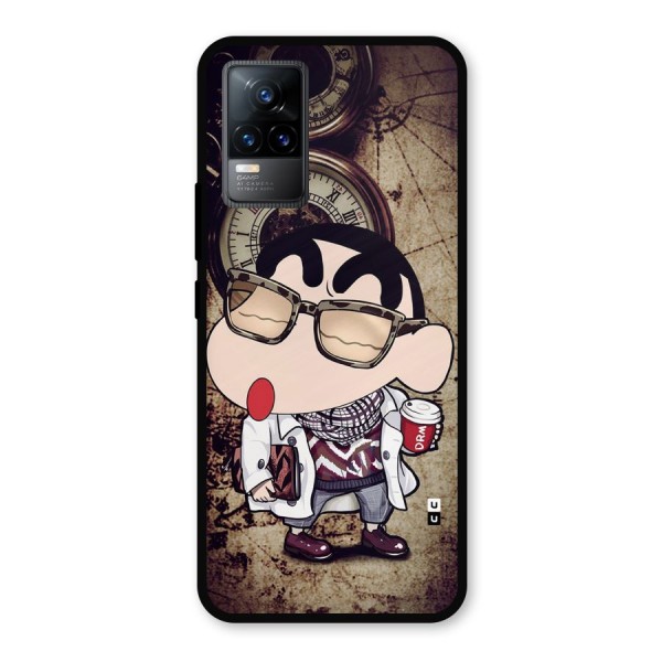 Dope Shinchan Metal Back Case for Vivo Y73