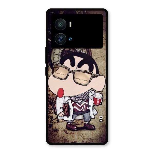 Dope Shinchan Metal Back Case for iQOO 9 Pro