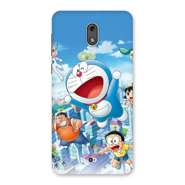 Doremon Flying Back Case for Nokia 2