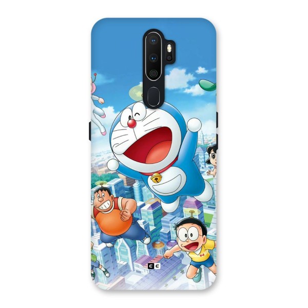 Doremon Flying Back Case for Oppo A5 (2020)