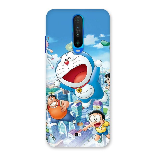 Doremon Flying Back Case for Poco X2