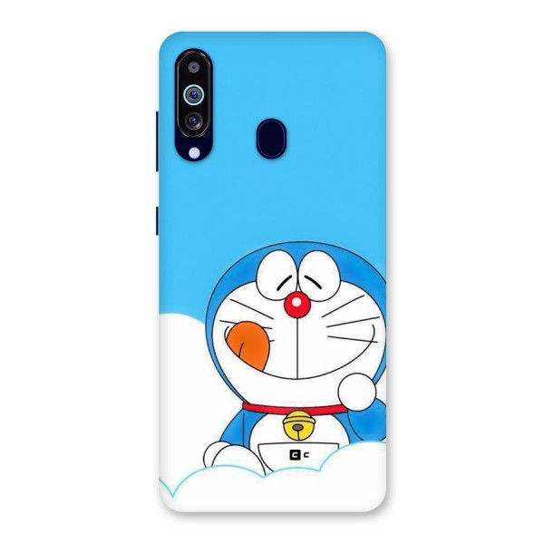 Doremon On Clouds Back Case for Galaxy A60