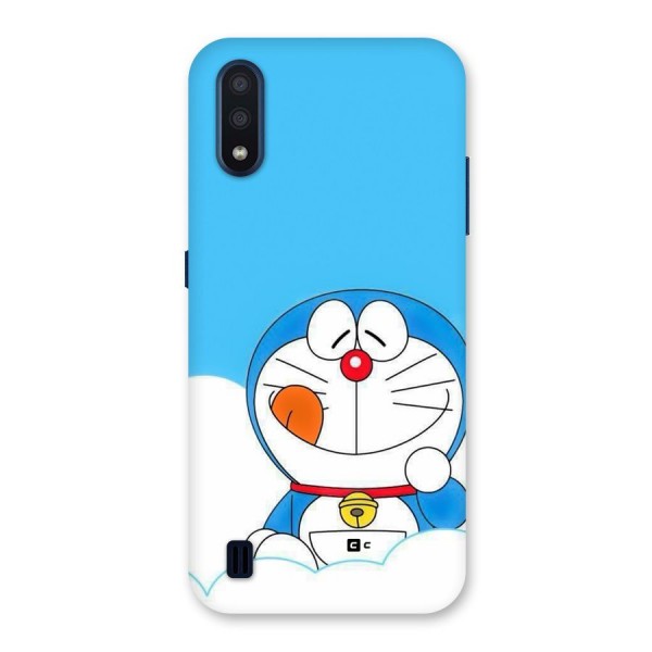 Doremon On Clouds Back Case for Galaxy M01