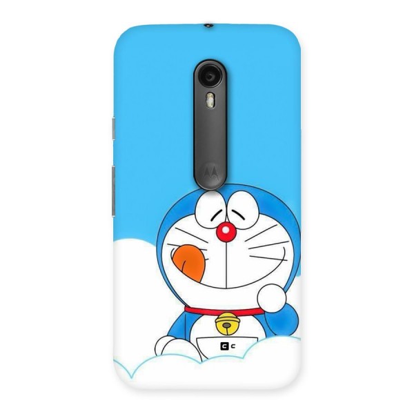 Doremon On Clouds Back Case for Moto G Turbo