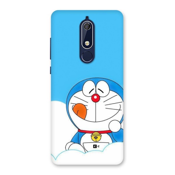 Doremon On Clouds Back Case for Nokia 5.1