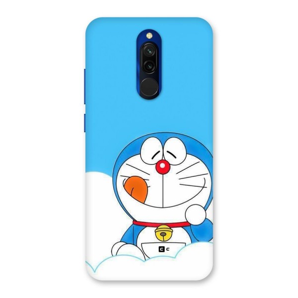 Doremon On Clouds Back Case for Redmi 8