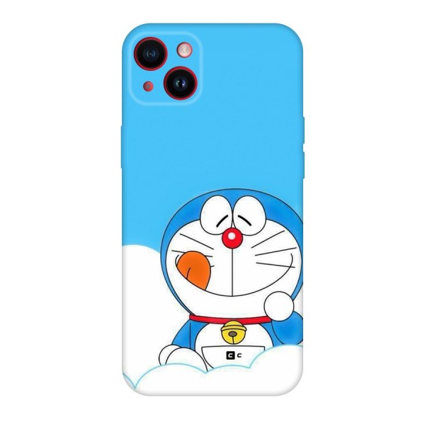 Doremon On Clouds Back Case for iPhone 14 Plus