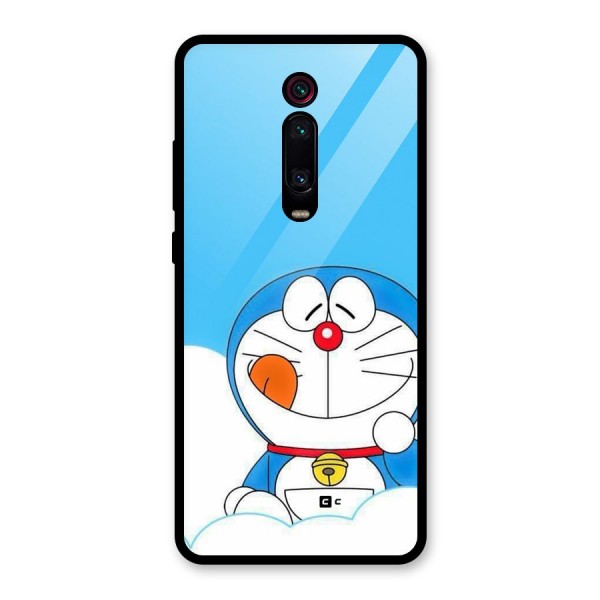 Doremon On Clouds Glass Back Case for Redmi K20