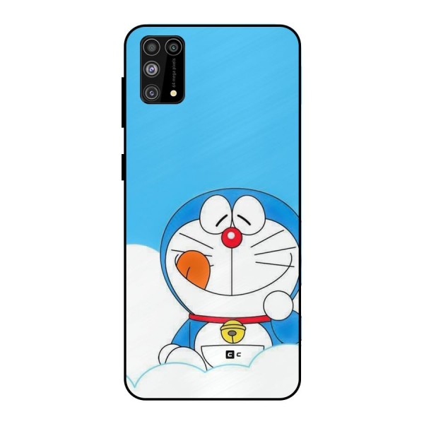 Doremon On Clouds Metal Back Case for Galaxy M31