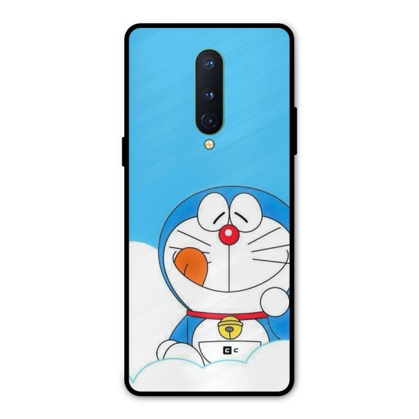 Doremon On Clouds Metal Back Case for OnePlus 8