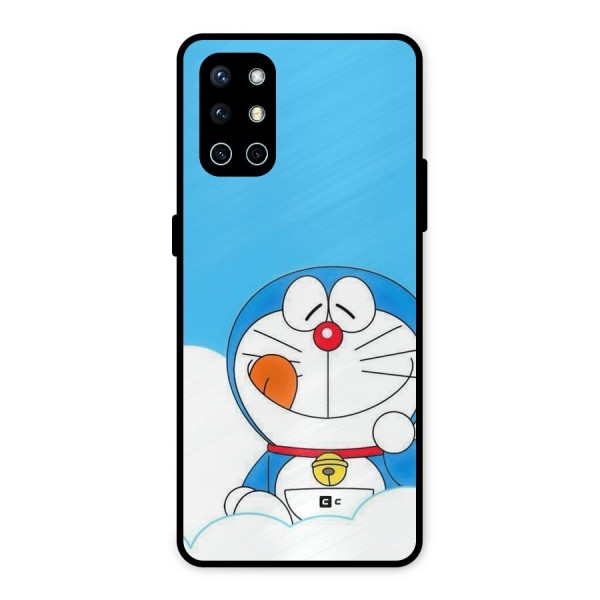 Doremon On Clouds Metal Back Case for OnePlus 9R