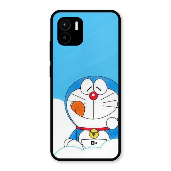 Doremon On Clouds Metal Back Case for Redmi A2