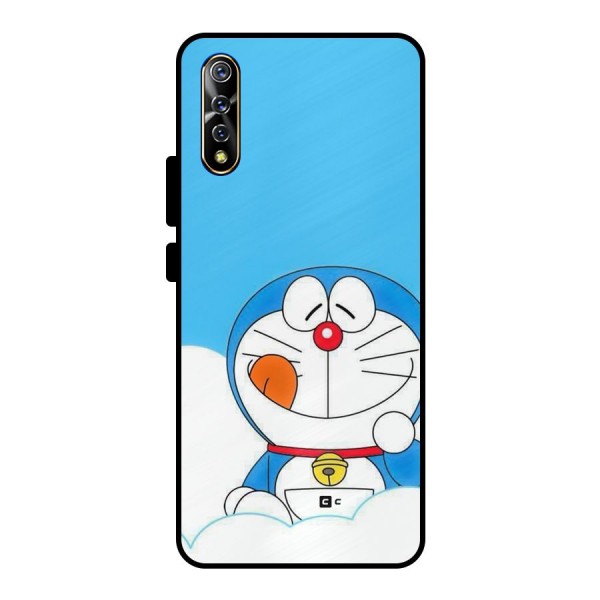 Doremon On Clouds Metal Back Case for Vivo S1